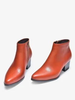 Bottines Chelsea pour hommes en cuir de vachette chic bottines courtes noires