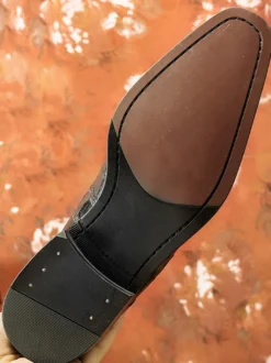 Bottines Chukka pour hommes en cuir véritable à lacets et bottines courtes