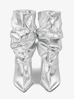 Bottines pour femmes à bout pointu et talon compensé