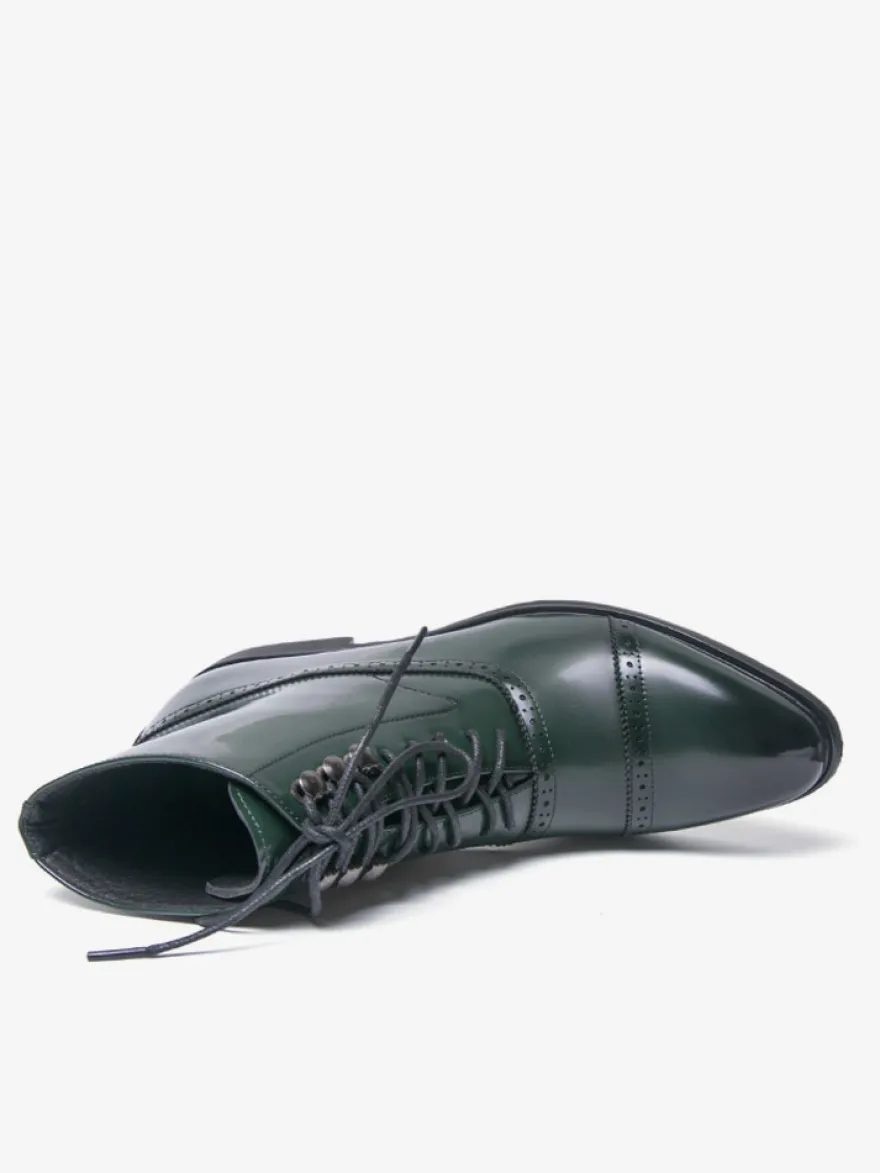Bottines pour hommes à bout rond et lacets style décontracté