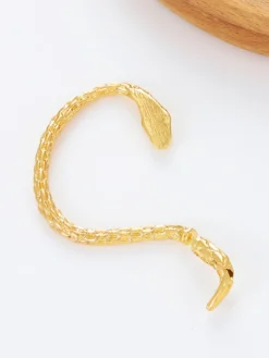Boucles d'Oreilles Argent Strass Adulte Quotidien Décontracté Imprimé Serpent Bijoux
