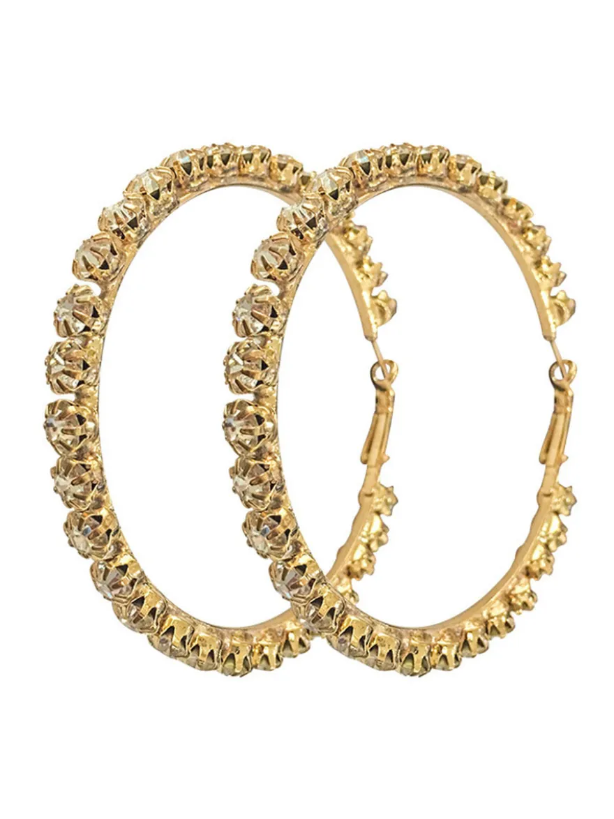 Boucles d'oreilles de mariée Diamant Fille Strass Bijoux de mariée percés