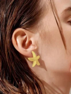 Boucles d'oreilles de plage en forme d'étoile de mer pour femmes 2026