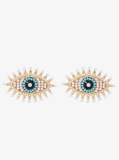 Boucles d'oreilles dorées pour adulte style européen décontracté au quotidien.