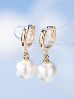 Boucles d'oreilles en perles vintage pour femmes 2026