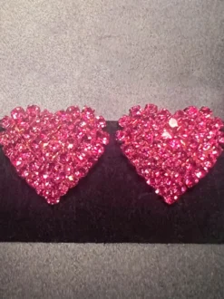 Boucles d'oreilles en strass en forme de cœur pour femmes 2026