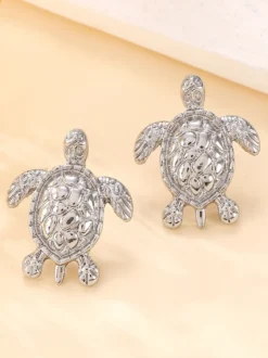 Boucles d'oreilles Jolies boucles d'oreilles en forme d'animal tortue chic et personnalité