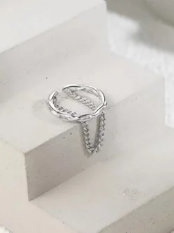 Boucles d'Oreilles Métal Argenté Adulte Quotidien Décontracté Bijoux