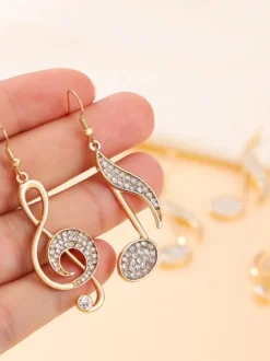 Boucles d'Oreilles Métal Doré Adulte Quotidien Décontracté Bijoux