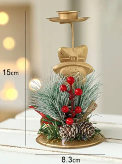 Bougeoir Arbre Accessoires Sabin de Noël Décoration Noël