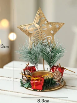 Bougeoir Arbre Accessoires Sabin de Noël Décoration Noël