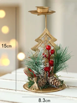Bougeoir Arbre Accessoires Sabin de Noël Décoration Noël