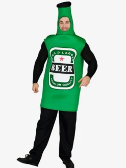 Bouteille de bière drôle d'Halloween Costume d'Halloween une pièce pour la fête de l'Oktoberfest