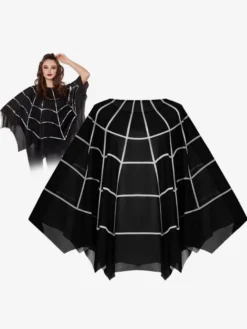 Cape d'araignée gothique d'Halloween accessoire de costume de vampire steampunk