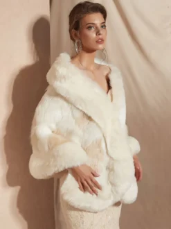 Cape manteau poncho femme boléro de mariage