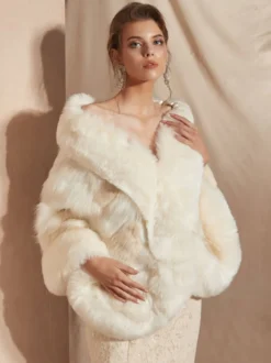 Cape manteau poncho femme boléro de mariage