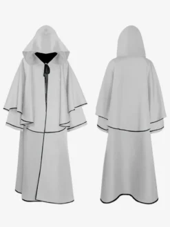 Cape Vintage Déguisement Médiéval Costume Homme Cosplay Rétro Bourgogne