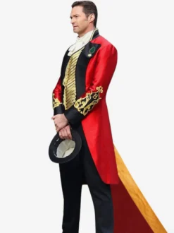 Carnaval Cirque Costume Magicien Rouge Hommes Pantalon Chemise Pardessus Ensemble Halloween Déguisement