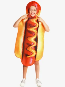 Carnaval Costumes Drôles Enfant Cosplay Hotdog