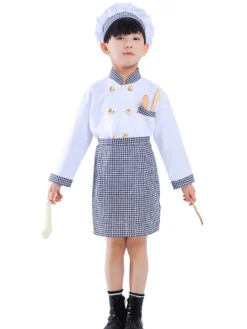 Carnival Chef Kids Cosplay Polyester Set Kids Cosplay Costumes For Childre Costumes Déguisements Halloween