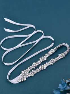 Ceinture de perles pour robe de mariée
