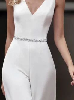 Ceinture de perles pour robe de mariée