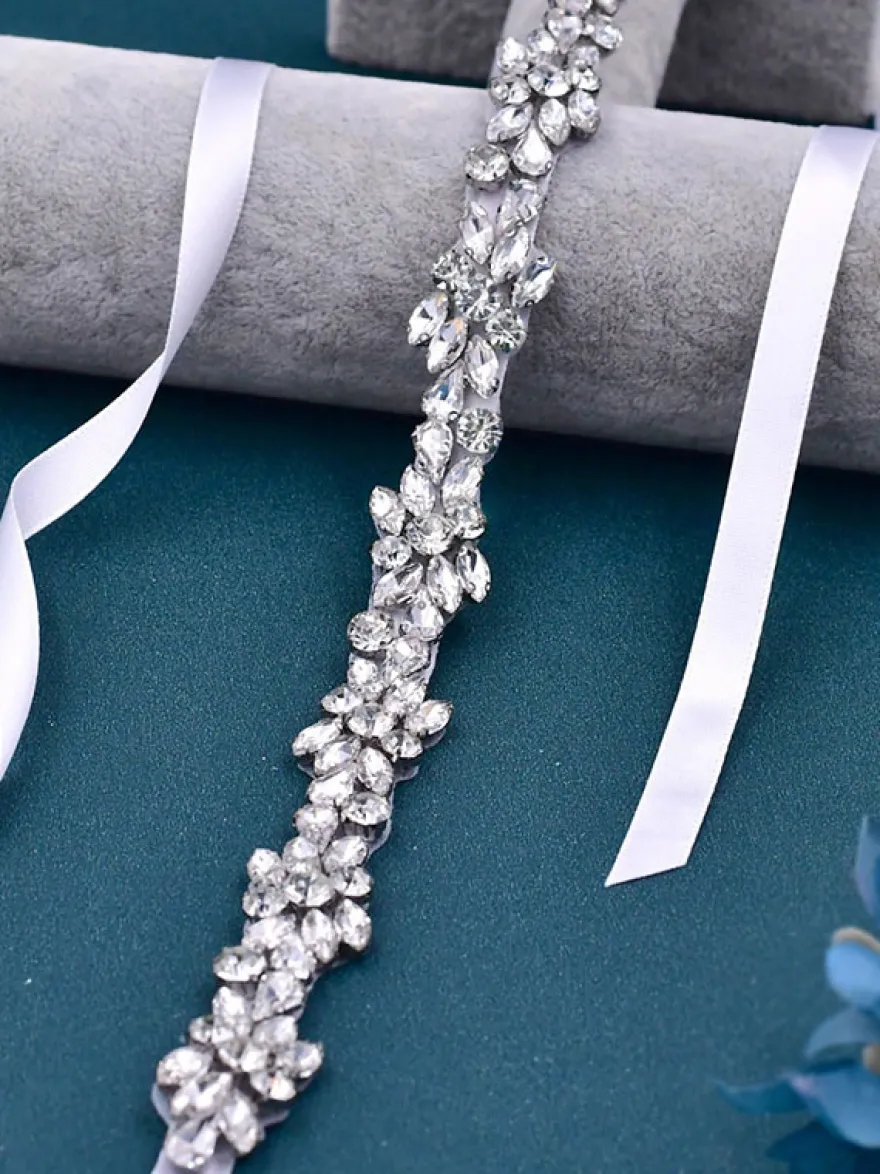Ceinture de perles pour robe de mariée