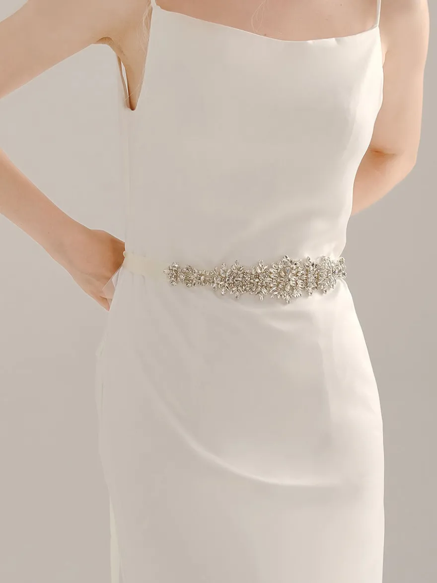 Ceinture de perles pour robe de mariée