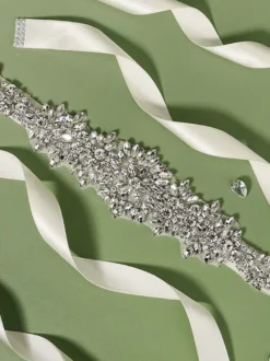 Ceinture de perles pour robe de mariée