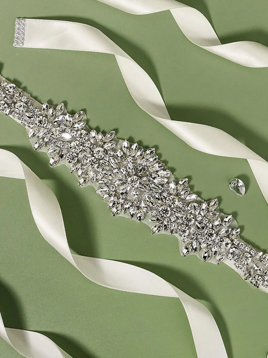 Ceinture de perles pour robe de mariée