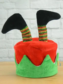 Chapeau De Costume De Noël Rouge Pour Hommes Déguisement Drôle