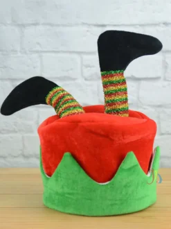 Chapeau De Costume De Noël Rouge Pour Hommes Déguisement Drôle