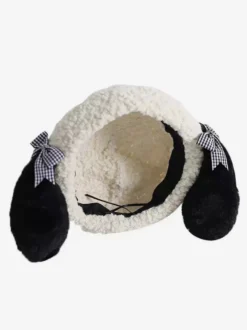 Chapeau Lolita doux écru nœuds blancs accessoire polyester accessoires Lolita