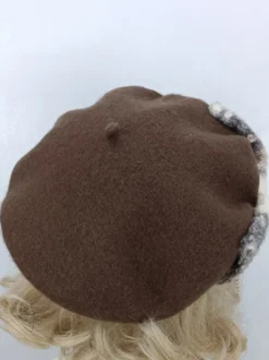 Chapeau Mignonne Lolita Accessoire Nœuds Taupe en Polyester