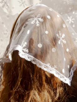 Chapeau Mignonne Lolita Accessoires Blanc Dentelle Couvre-chef Polyester Divers