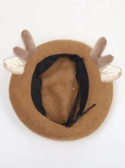 Chapeau Sweet Lolita Accessoire marron café Accessoires Lolita en polyester