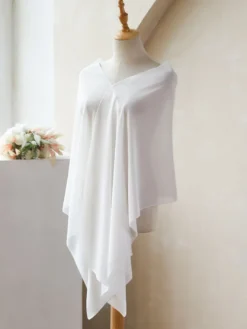 Écharpe de mariage boléro mariage blanche