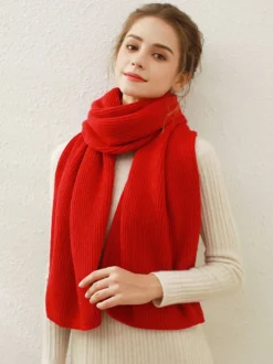 Écharpe Pour Femmes Mode Hiver Chaud Accessoire