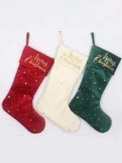 Chaussette Cadeau Arbre Accessoires Sabin de Noël Décoration Noël