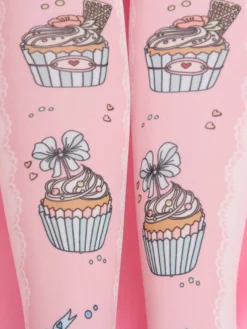Chaussettes Sweet Lolita Chaussettes Lolita roses imprimées en velours