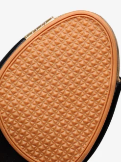 Chaussures de danse pour femmes en daim et cuir talon moyen bout ouvert