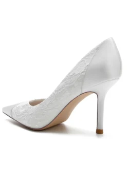 Chaussures de Mariage Femme à Talons Hauts avec Bout Pointu Unicolore