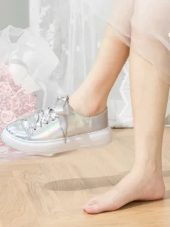 Chaussures de mariée femme mariage à bout rond