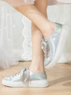 Chaussures de mariée femme mariage à bout rond
