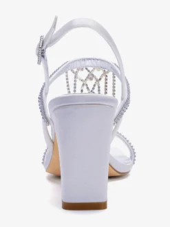 Chaussures de mariée à talons compensés et strass chaussures de mariage à talons hauts