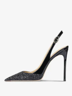 Chaussures de soirée pour femmes Chaussures de bal à talons hauts en patchwork pailleté