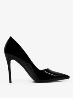 Chaussures habillées bordeaux à talons hauts et bout pointu
