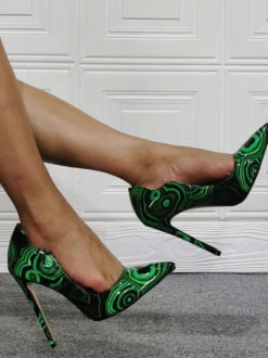 Chaussures habillées noires Talons hauts Chaussures de soirée à talons aiguilles