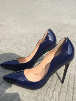 Chaussures habillées noires Talons hauts Chaussures de soirée à talons aiguilles