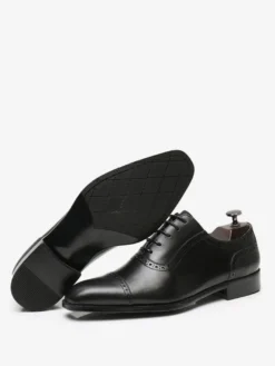 Chaussures habillées pour homme Chaussures de mariage Oxford en cuir à bout carré fantastiques